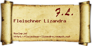 Fleischner Lizandra névjegykártya